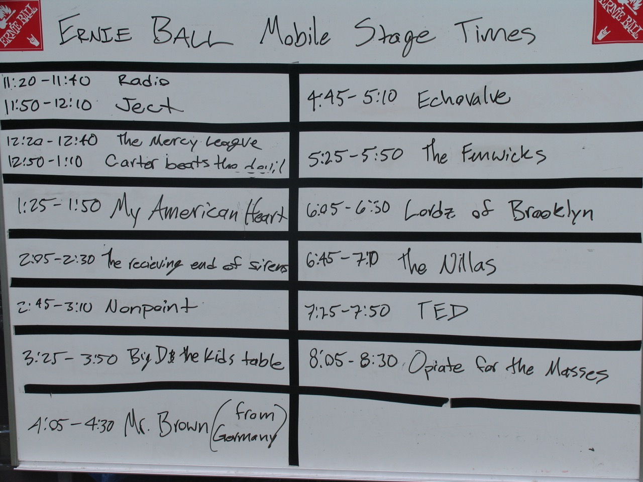 Vans Warped Tour 2005 - Pompano Beach Amphitheater: Pompano Beach, FL